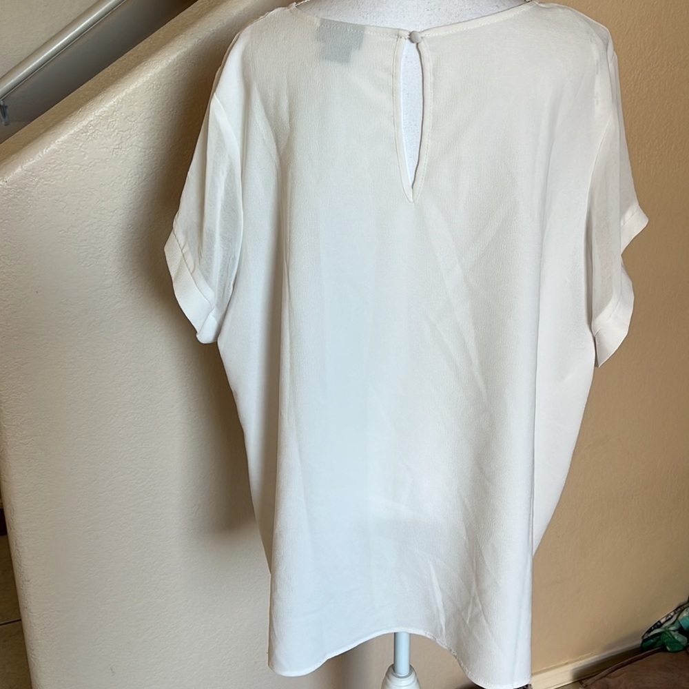 City chic sheer panel blouse - Picture 5 of 8